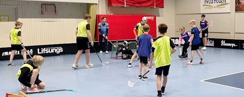 Öppen hall med Visby IBK