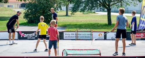 Innebandy på skolor med Visby IBK